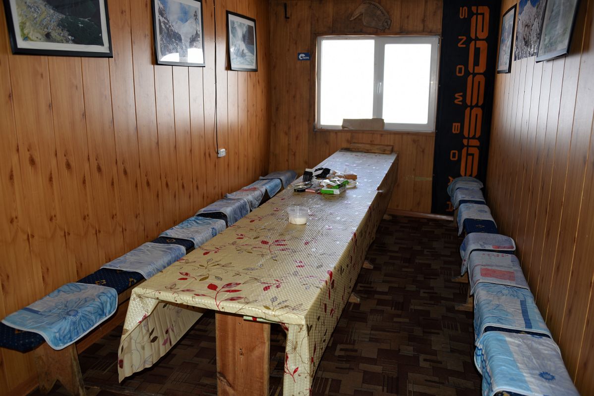 03A Our Eating Area At Garabashi Camp 3730m To Climb Mount Elbrus